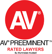 Martindale-Hubbell Preeminent AV Rating